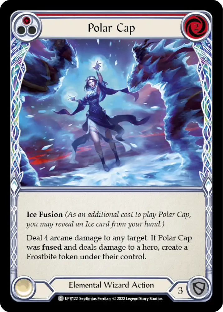 Polar Cap (Red) [Uprising] - Flesh And Blood Single