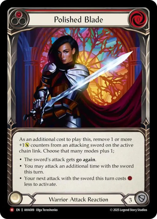 Polished Blade (Red) (AHA009) [Armory Deck Origins: Hala]
