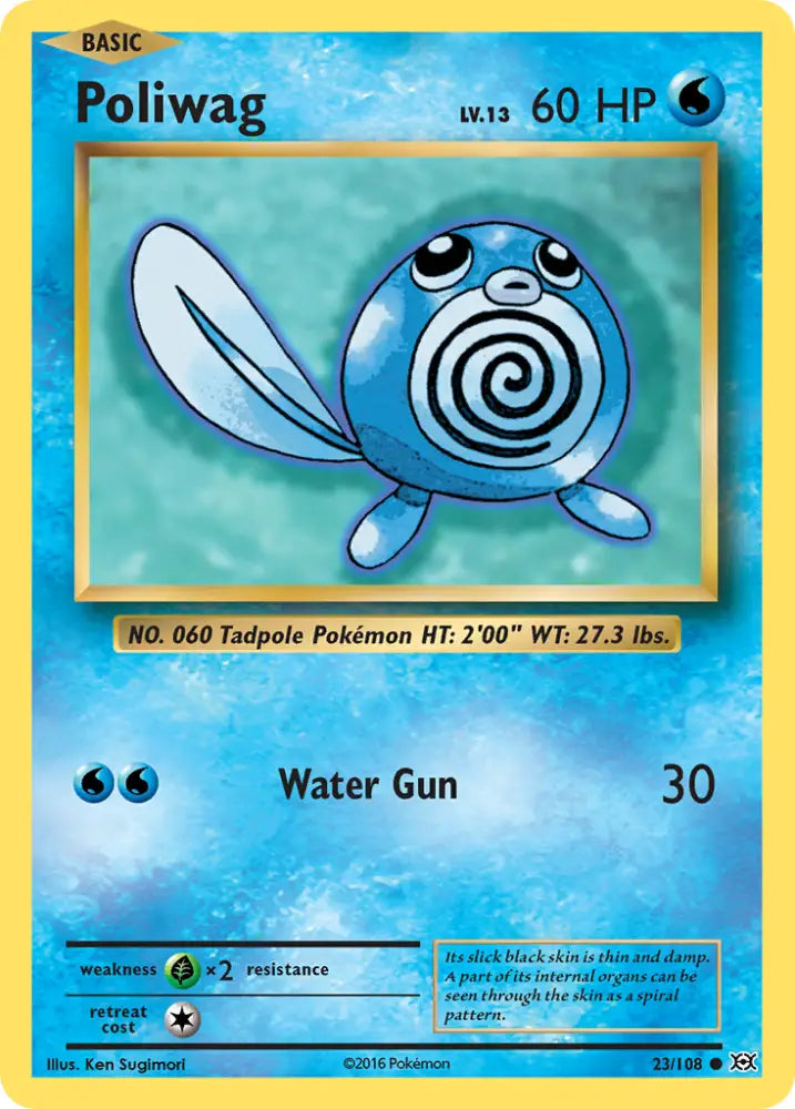 Poliwag (23/108) [XY: Evolutions] - Pokemon Single