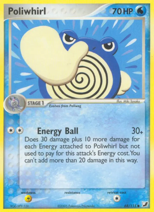 Poliwhirl (68/115) [EX: Unseen Forces] - Pokemon Single
