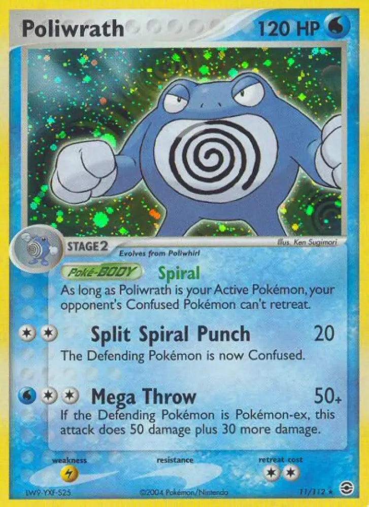 Poliwrath (11/112) [EX: FireRed & LeafGreen] - Pokemon Single
