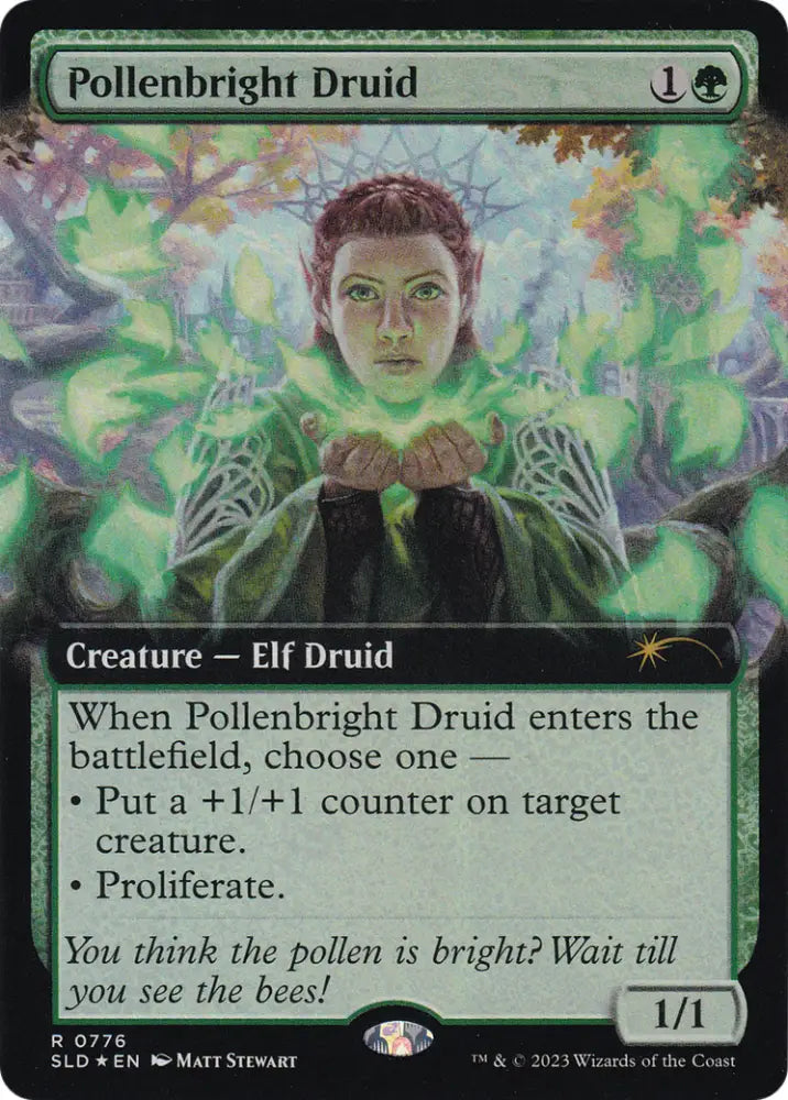 Pollenbright Druid (Extended Art) [Secret Lair Drop Series] - MTG Single