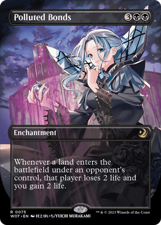 Polluted Bonds (Anime Borderless) [Wilds of Eldraine: Enchanting Tales] - MTG Single