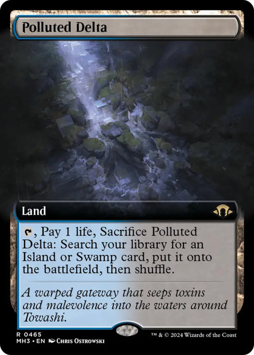 Polluted Delta (Extended Art) [Modern Horizons 3] - MTG Single