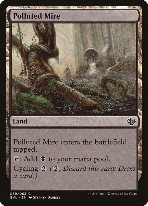 Polluted Mire (Garruk vs. Liliana) [Duel Decks Anthology] - MTG Single