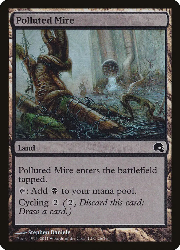 Polluted Mire [Premium Deck Series: Graveborn] - MTG Single