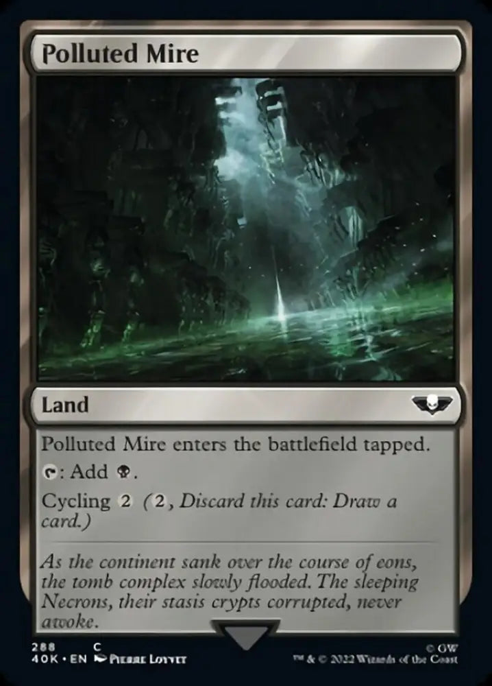 Polluted Mire [Warhammer 40,000] - MTG Single