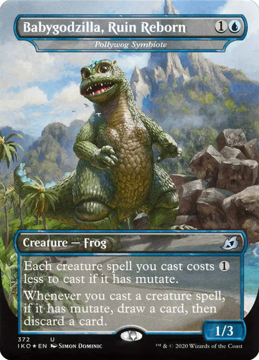 Pollywog Symbiote - Babygodzilla Ruin Reborn (Godzilla Series) [Ikoria: Lair of Behemoths] - MTG Single