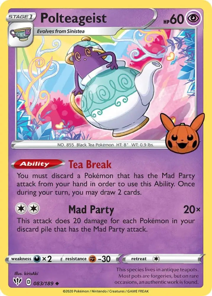 Polteageist (083/189) [Trick or Trade] - Pokemon Single