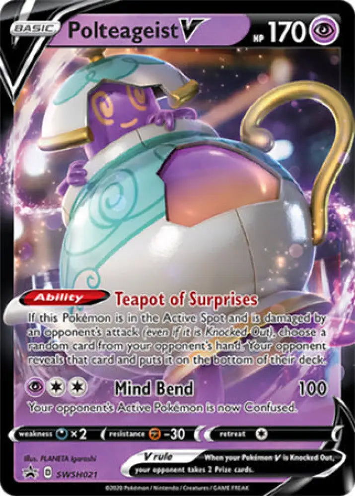 Polteageist V (SWSH021) [Sword & Shield: Black Star Promos] - Pokemon Single