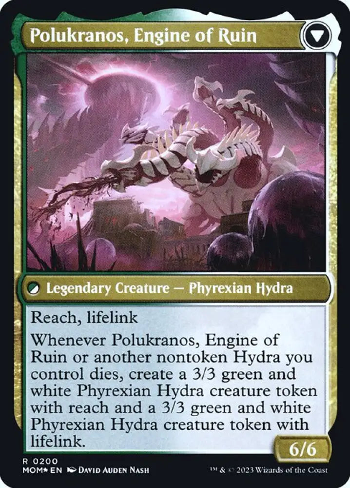 Polukranos Reborn (200) [Prerelease Cards] Reverse