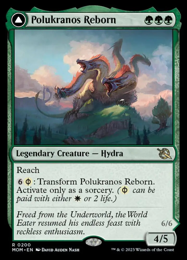 Polukranos Reborn // Polukranos Engine of Ruin [March of the Machine] - MTG Single