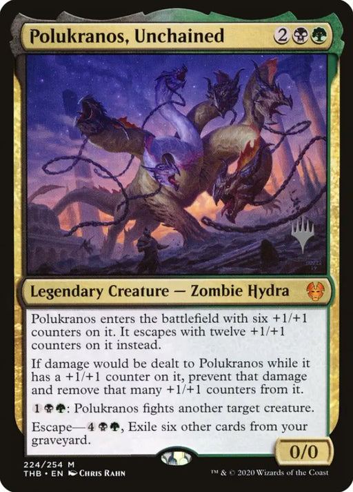 Polukranos Unchained (Promo Pack) [Theros Beyond Death Promos] - MTG Single
