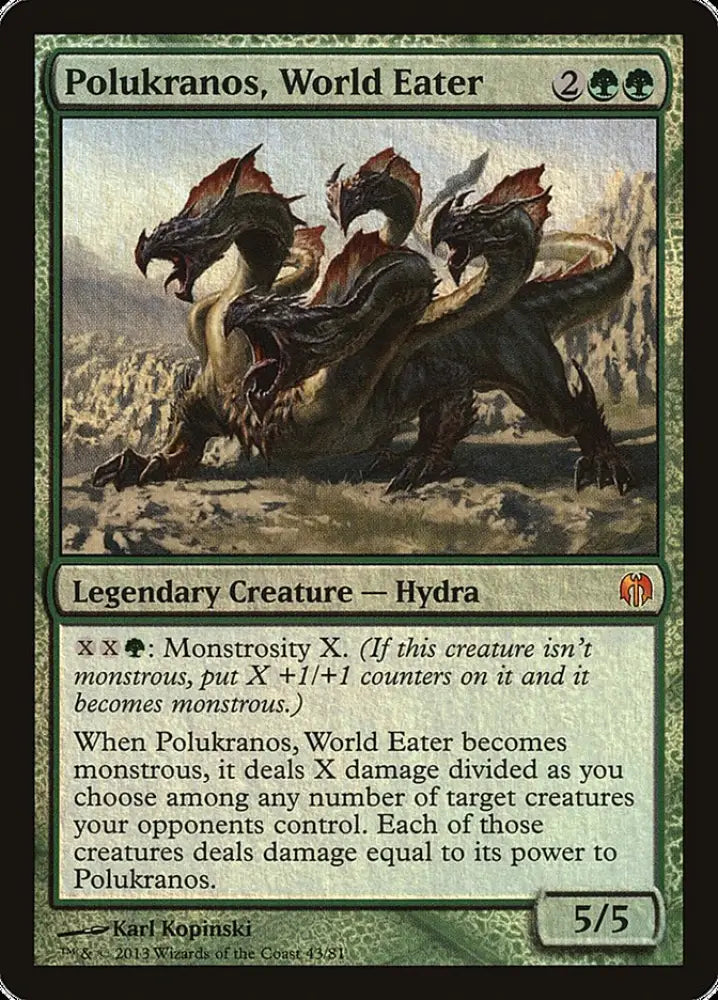 Polukranos World Eater [Duel Decks: Heroes vs. Monsters] - MTG Single