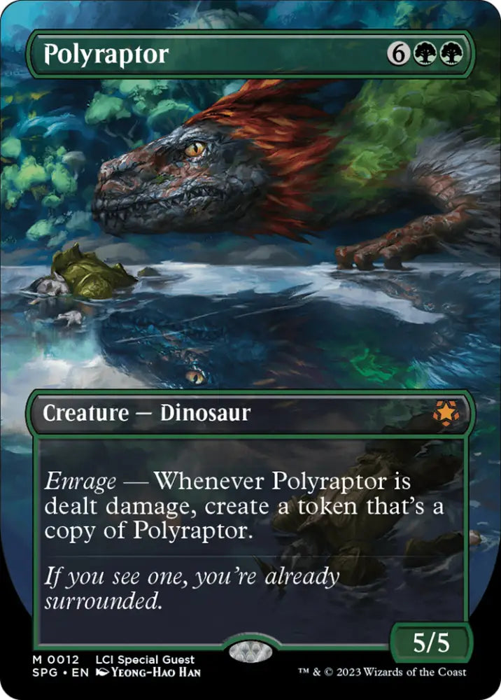 Polyraptor (Borderless) [The Lost Caverns of Ixalan Special Guests] - MTG Single