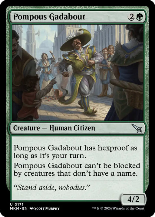 Pompous Gadabout [Murders at Karlov Manor] - MTG Single