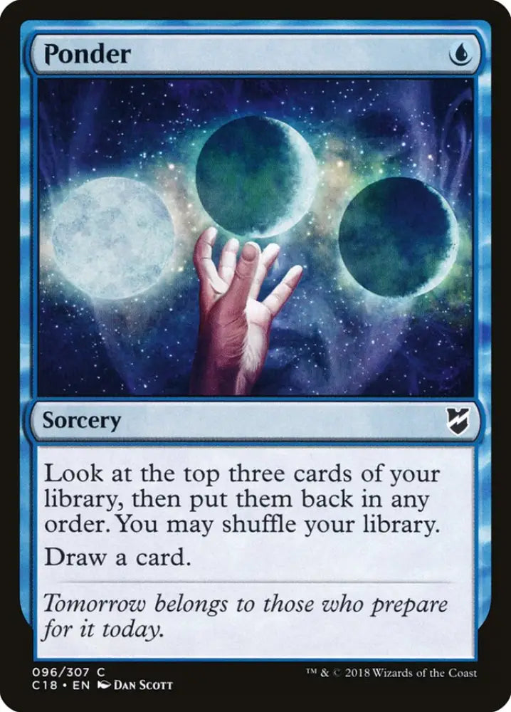 Ponder [Commander 2018] - MTG Single
