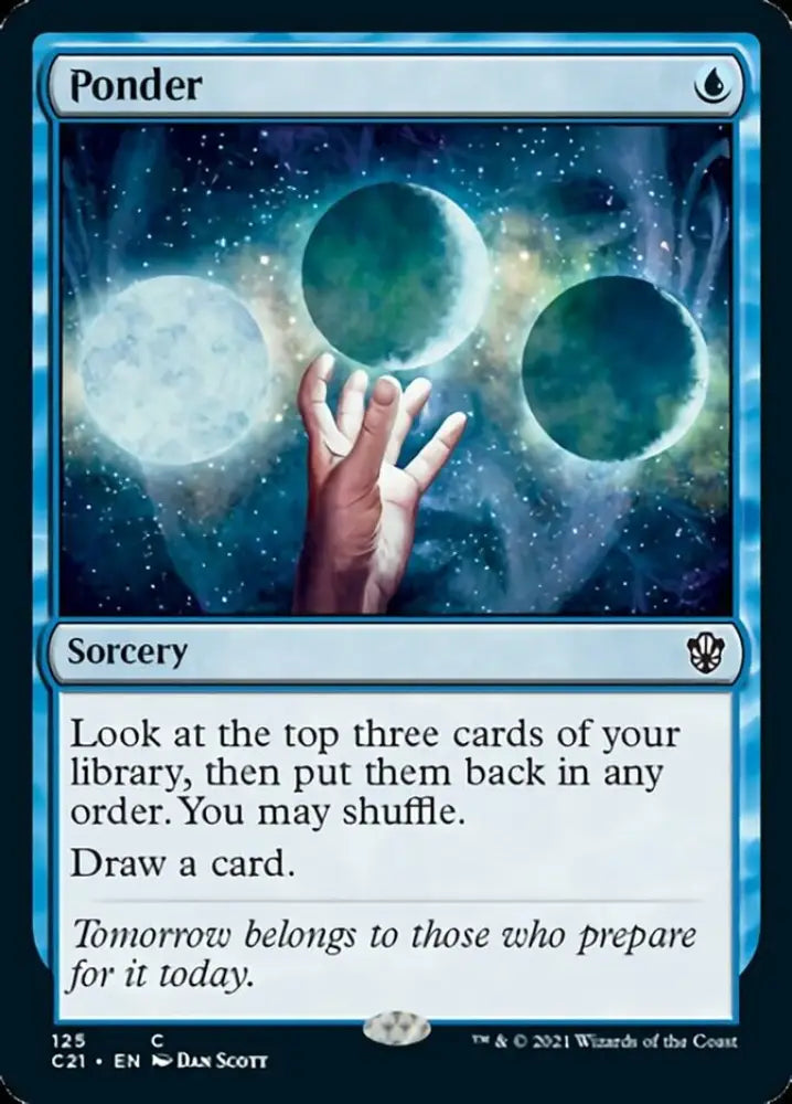 Ponder [Commander 2021] - MTG Single