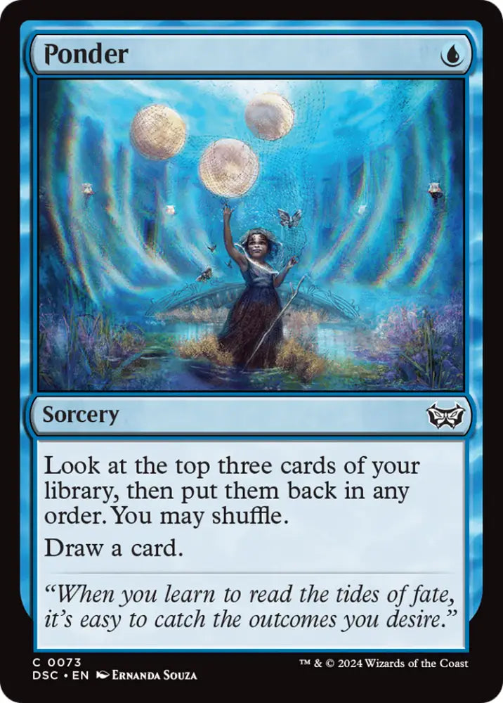Ponder [Duskmourn: House of Horror Commander] - MTG Single