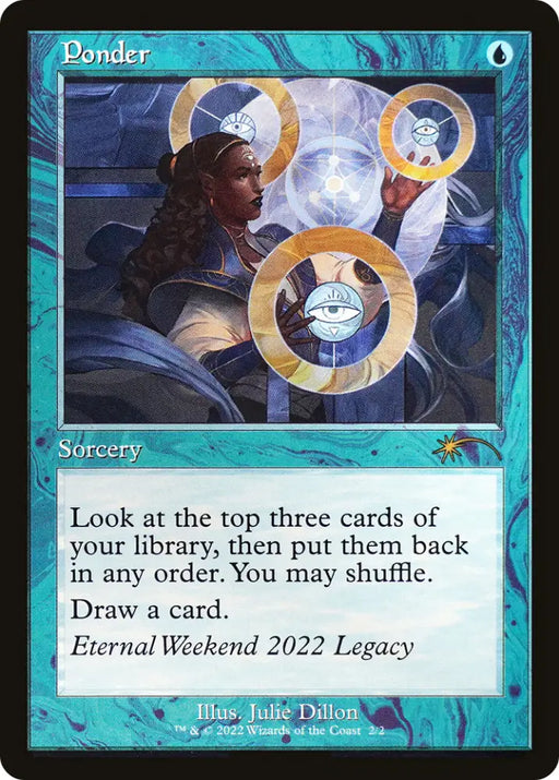 Ponder (Eternal Weekend 2022 Promo) [Eternal Weekend] - MTG Single