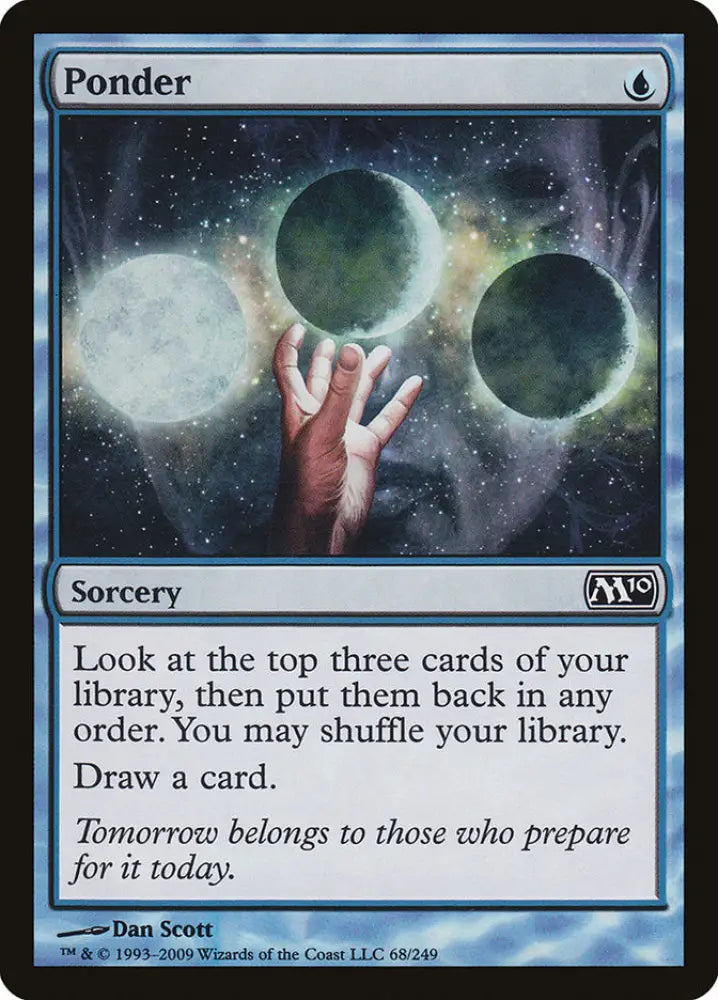 Ponder [Magic 2010] - MTG Single