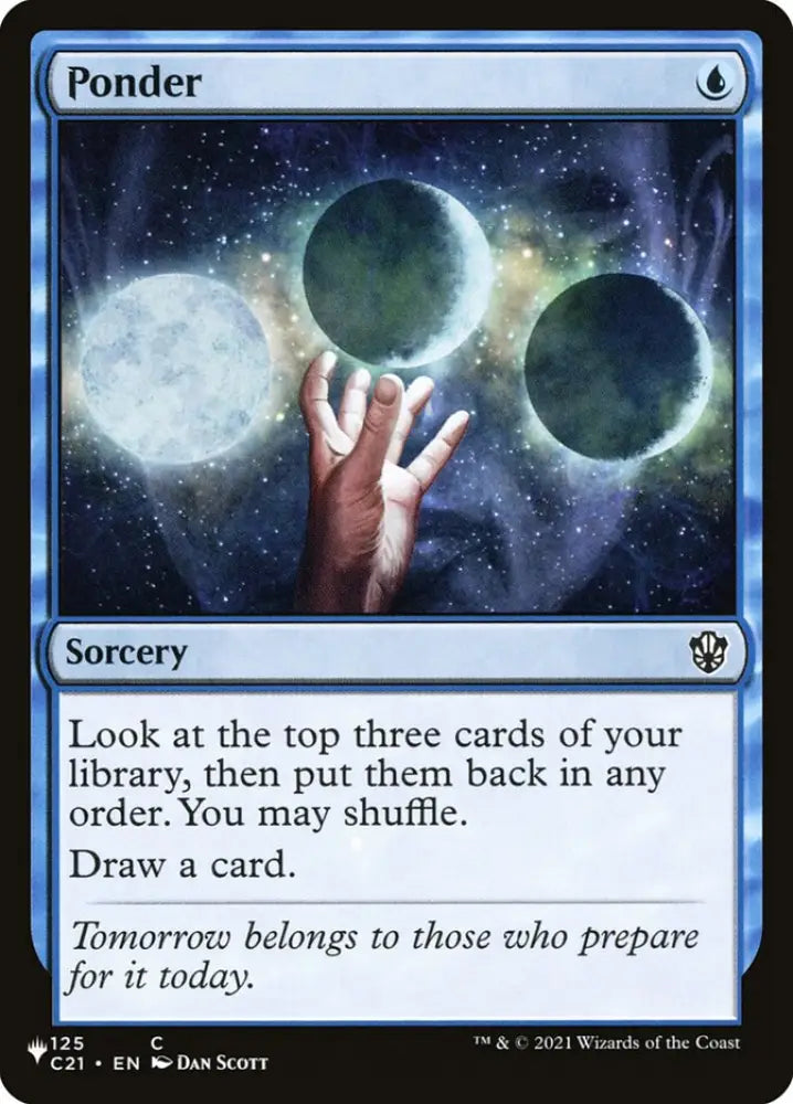 Ponder [Secret Lair: Heads I Win Tails You Lose] - MTG Single