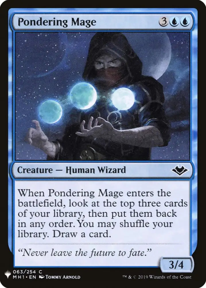 Pondering Mage [Mystery Booster] - MTG Single