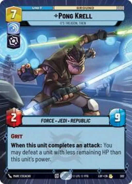 Pong Krell - It's Treason, Then (Hyperspace) (302) [Legends of the Force]