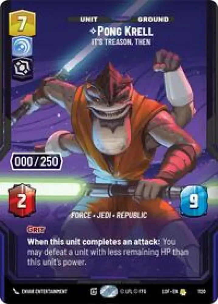 Pong Krell - It's Treason, Then (Serialized) (1120) [Legends of the Force]