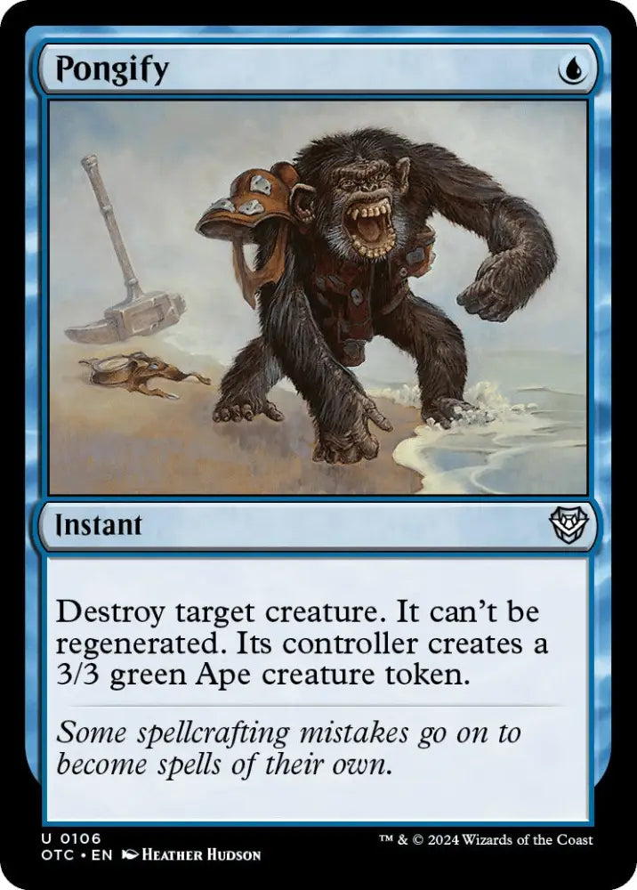 Pongify [Outlaws of Thunder Junction Commander] - MTG Single