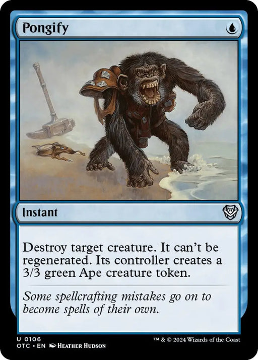 Pongify [Outlaws of Thunder Junction Commander] - MTG Single