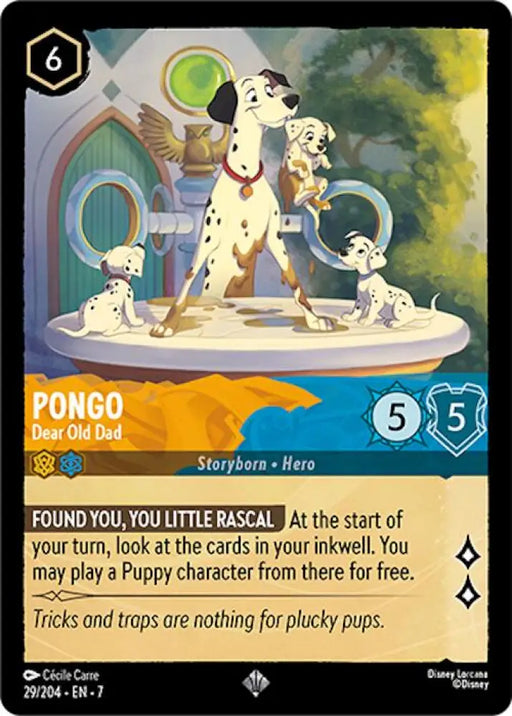 Pongo - Dear Old Dad (29/204) [Archazia’s Island] - Lorcana Single