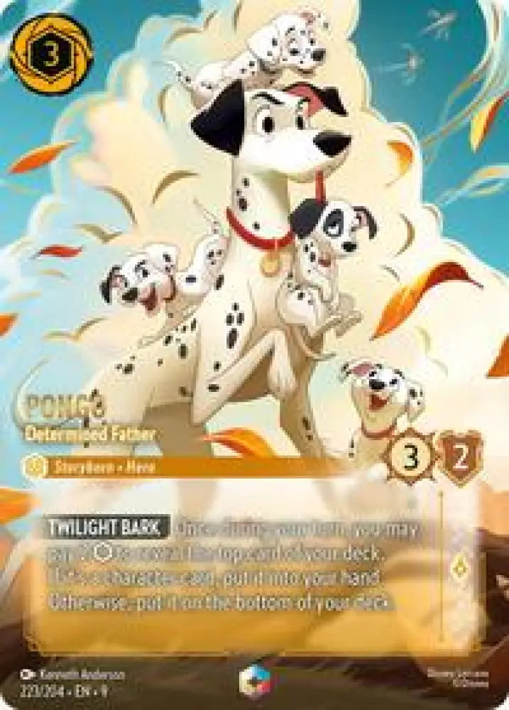 Pongo - Determined Father (Enchanted) (223/204) [Fabled]