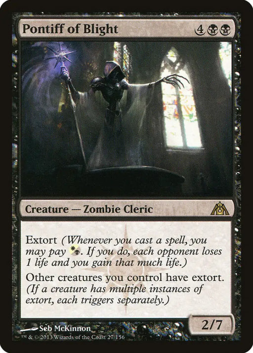 Pontiff of Blight [Dragon’s Maze] - MTG Single