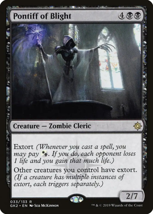 Pontiff of Blight [Ravnica Allegiance Guild Kit] - MTG Single