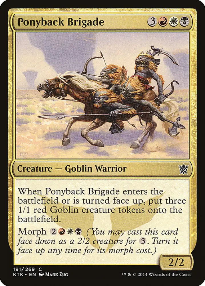 Ponyback Brigade [Khans of Tarkir] - MTG Single
