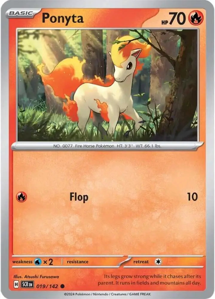 Ponyta (019/142) [Scarlet & Violet: Stellar Crown] - Pokemon Single