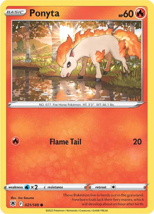 Ponyta (021/189) [Sword & Shield: Astral Radiance] - Pokemon Single