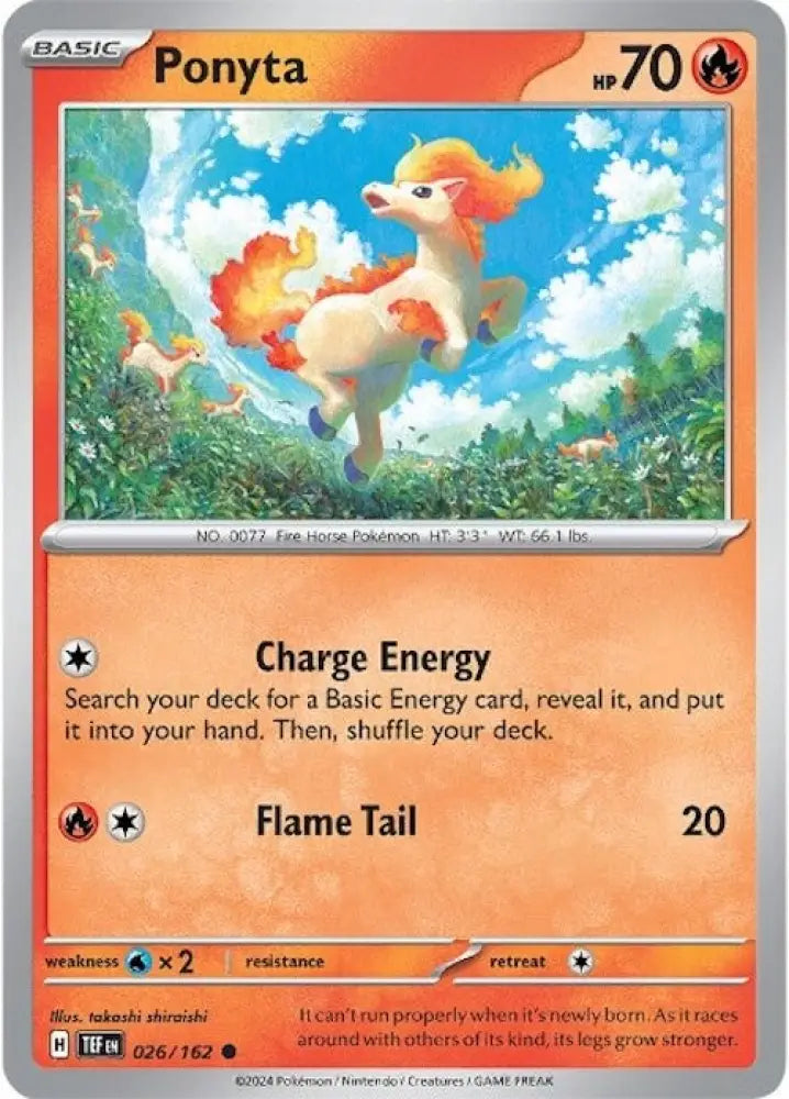 Ponyta (026/162) [Scarlet & Violet: Temporal Forces] - Pokemon Single