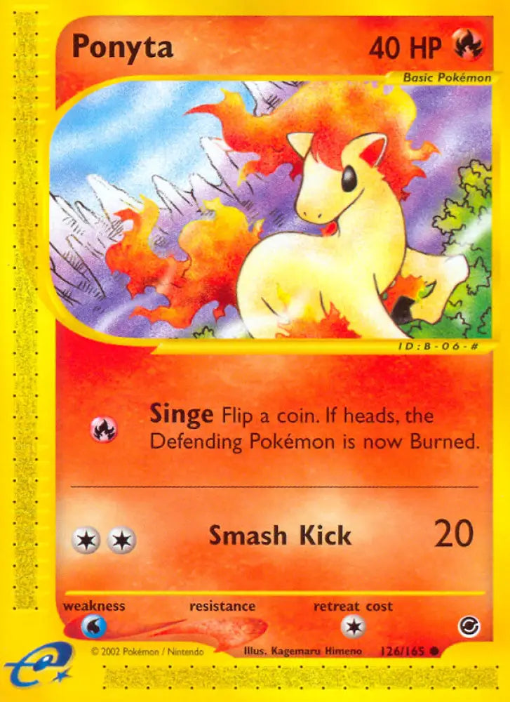 Ponyta (126/165) [Expedition: Base Set] - Pokemon Single