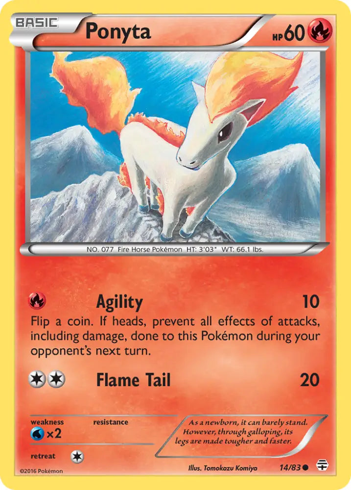 Ponyta (14/83) [XY: Generations] - Pokemon Single