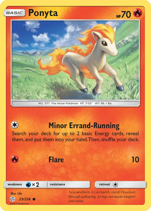 Ponyta (23/236) [Sun & Moon: Cosmic Eclipse] - Pokemon Single