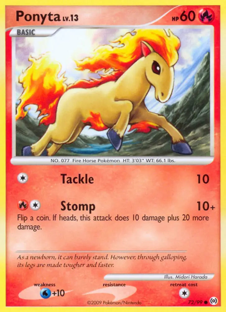 Ponyta (72/99) [Platinum: Arceus] - Pokemon Single