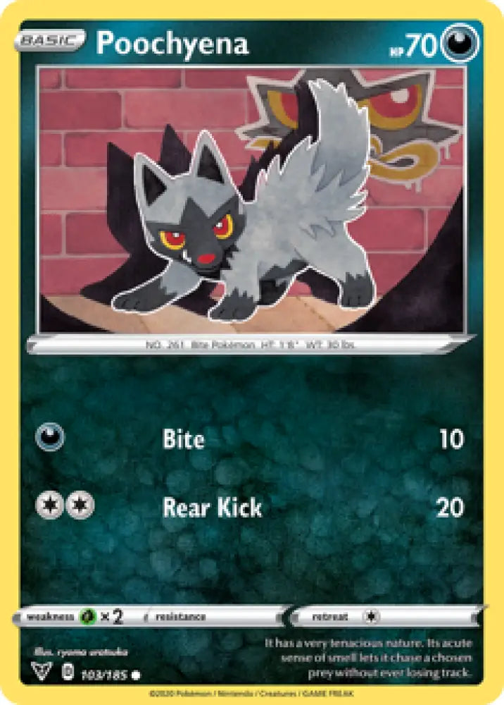 Poochyena (103/185) [Sword & Shield: Vivid Voltage] - Pokemon Single