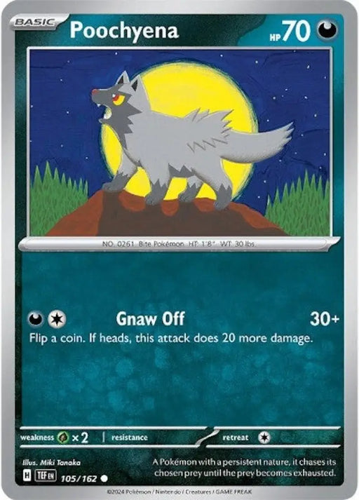 Poochyena (105/162) [Scarlet & Violet: Temporal Forces] - Pokemon Single