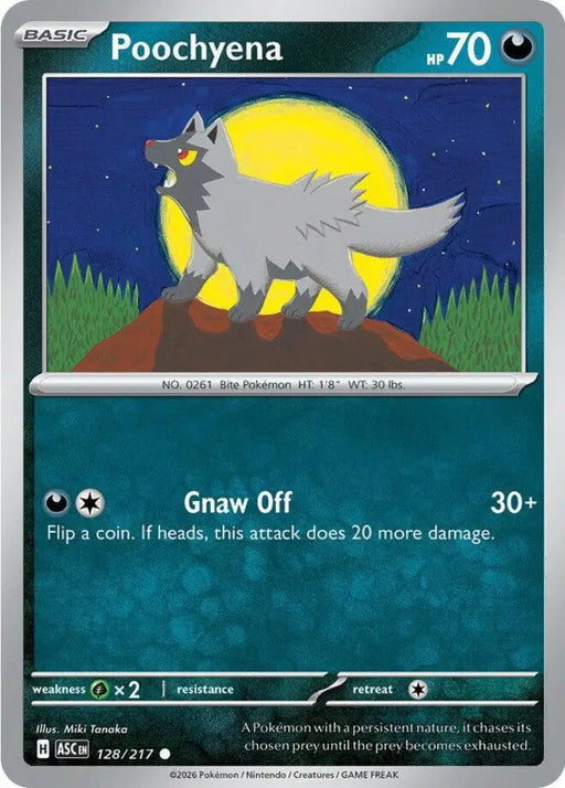 Poochyena (128/217) [ME: Ascended Heroes]