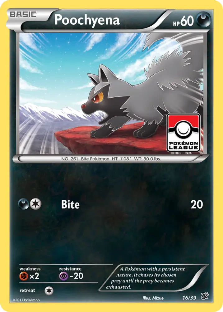 Poochyena (16/39) [XY: Kalos Starter Set] - Pokemon Single