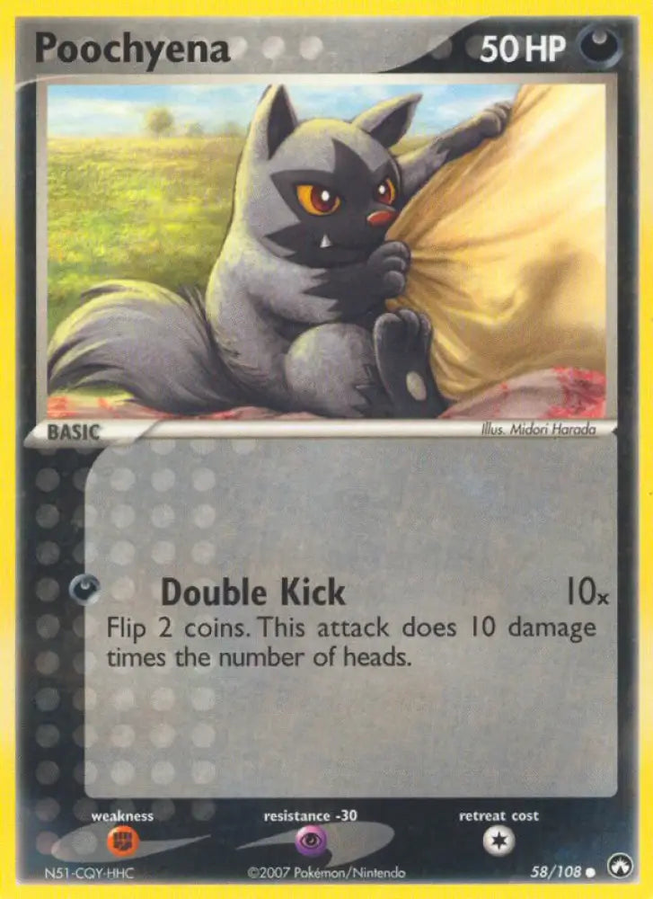 Poochyena (58/108) [EX: Power Keepers] - Pokemon Single