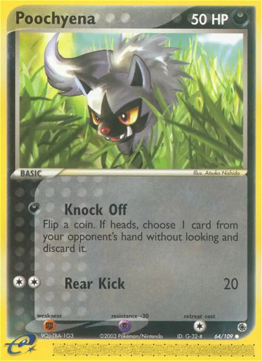 Poochyena (64/109) [EX: Ruby & Sapphire] - Pokemon Single