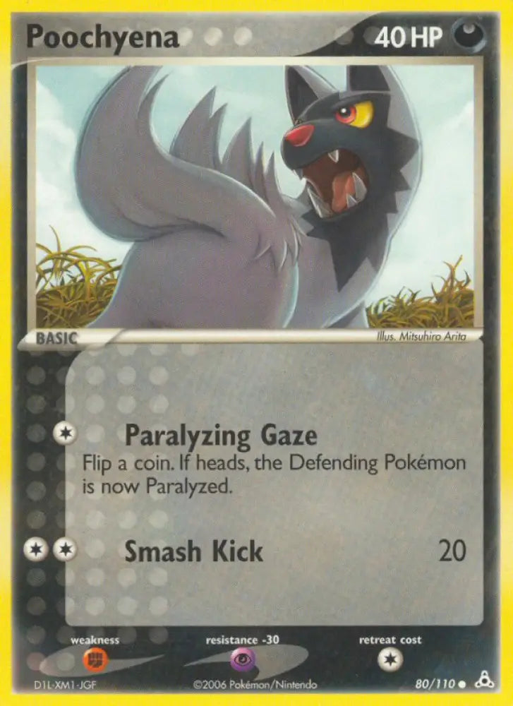 Poochyena (80/110) [EX: Holon Phantoms] - Pokemon Single
